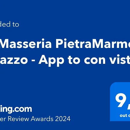 La Masseria Pietramarmo - App To Con Vista Apartment *